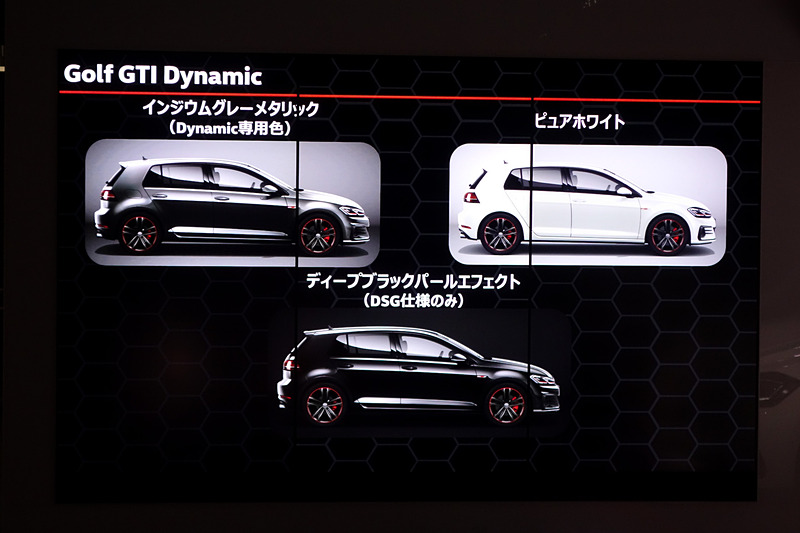 ゴルフ GTI Dynamicのプレゼン資料