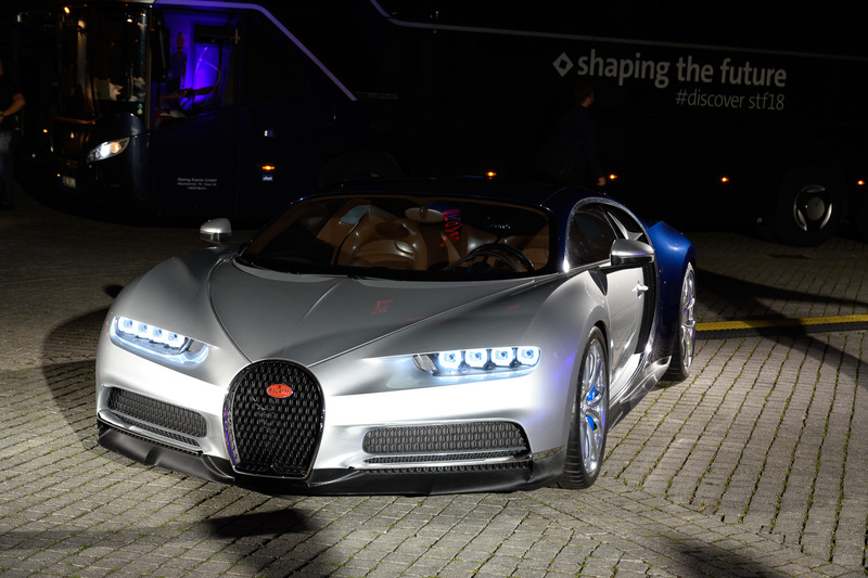 ブガッティ「シロン」。デザインモックアップ