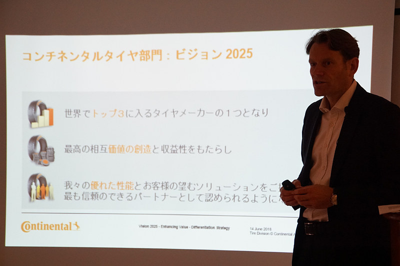 コンチネンタルタイヤ部門の2025年に向けた長期ビジョン「ビジョン2025」