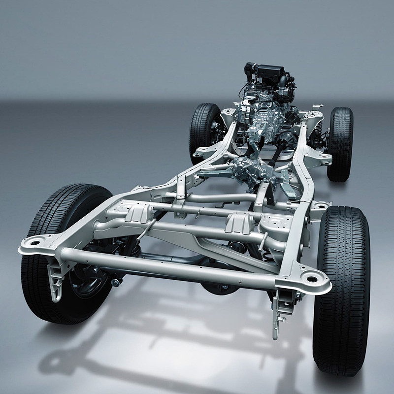 歴代ジムニーと同じラダーフレームを踏襲