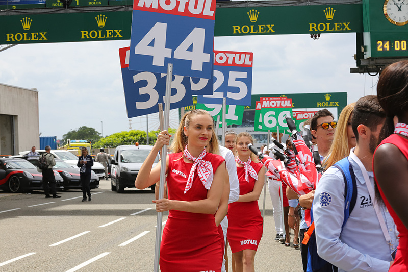 スタート直前のグリッドにて