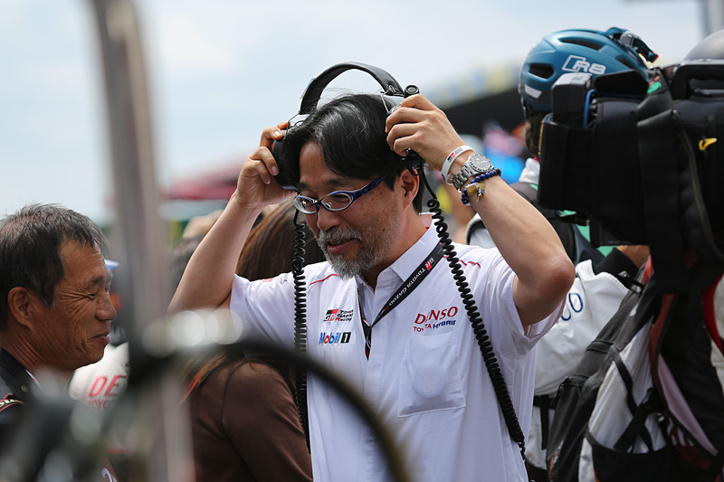 スタート直前のグリッドにて