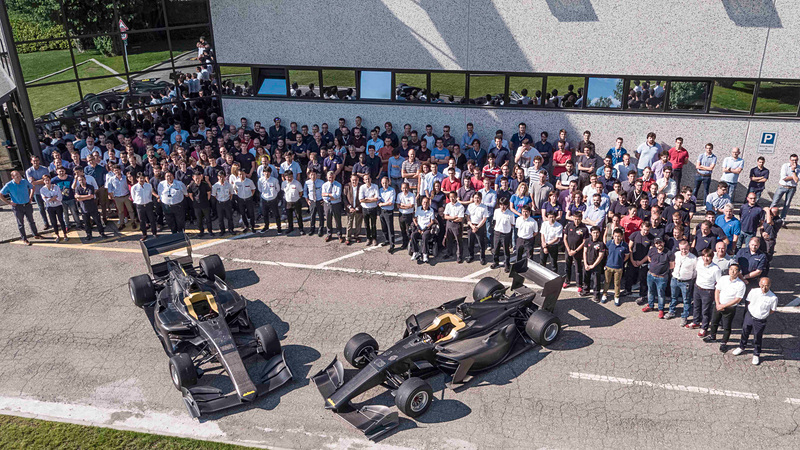 イタリアで6月14日（現地時間）にラインオフしたスーパーフォーミュラの新型マシン「SF19」を7月4日～5日に富士スピードウェイでシェイクダウン