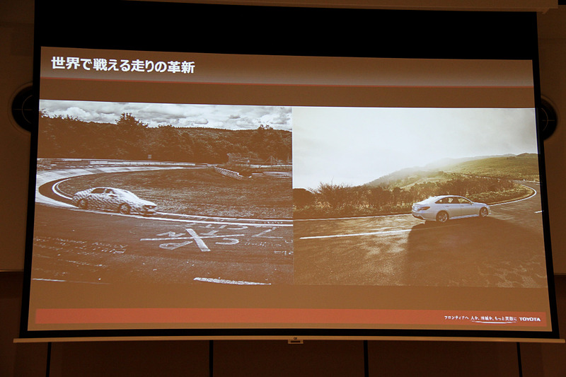 走行性能で狙ったのは「一発で決まる正確でシャープなステアリング」「低速から高速までどのような状態でも目線が動かない安定した走り」