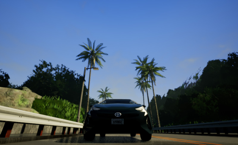 CARLA シミュレーション画面イメージ