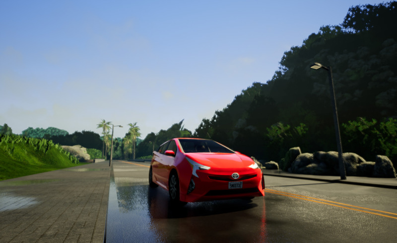 CARLA シミュレーション画面イメージ