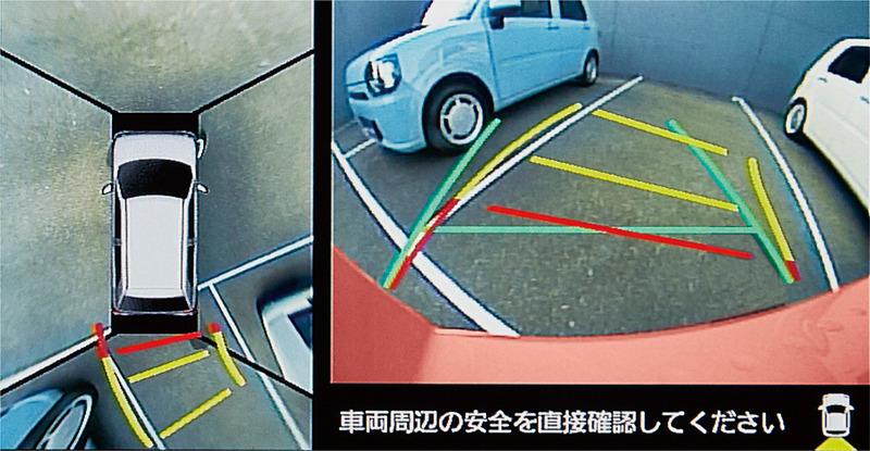 パノラマモニターはG“SA III”に標準装備。X“SA III”にオプション設定