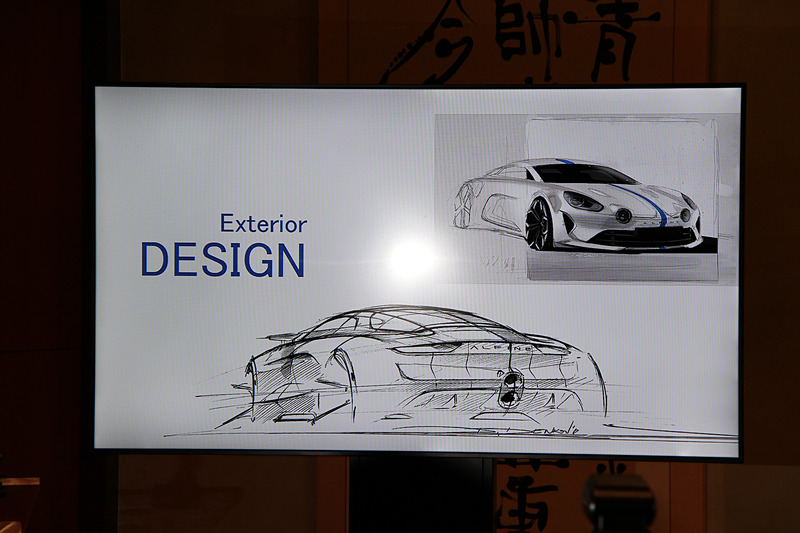 新型A110のスケッチなど