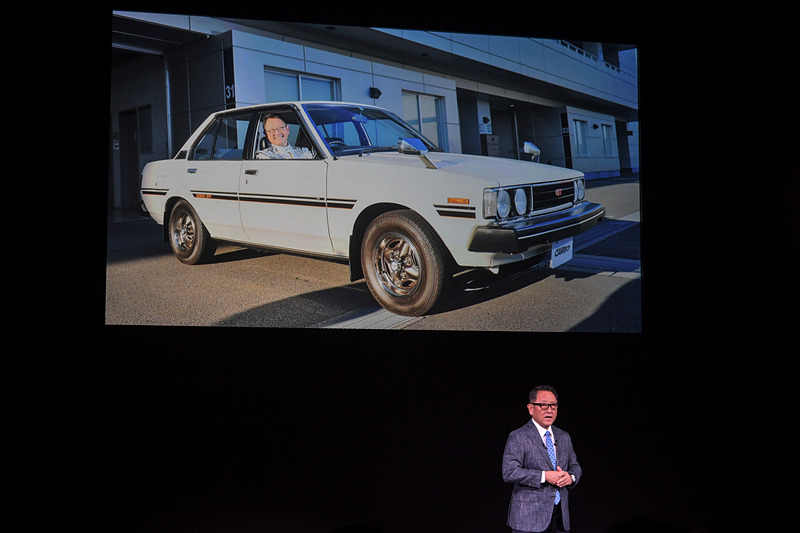 豊田社長がトヨタに入社して始めて購入したのはカローラ GTだった