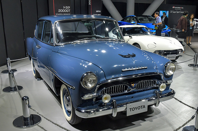 トヨペット「クラウン」（RSD型）。1955年に登場したRS型をベースに自家用向けとして同年末に登場した