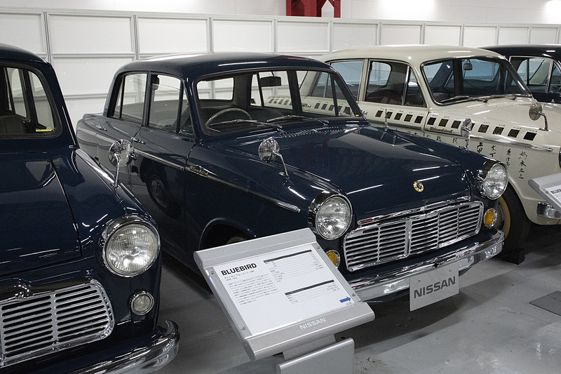 ダットサン ブルーバード 1200。1959年製。日産のデザインチームが初めてデザインを手がけたクルマ