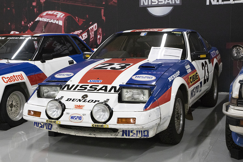 全日本ラリー選手権シリーズに神岡/中原組で参加していた1985年製のHZ31 フェアレディZ 300ZX。1988年はシリーズチャンピオンになった