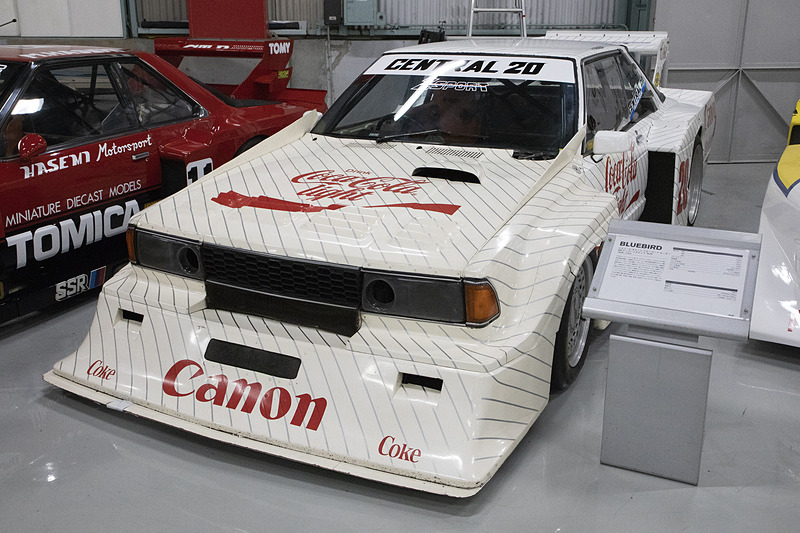 コカコーラ キヤノン ブルーバード ターボ。1984年スーパーシルエットレースの20号車。柳田春人選手がドライブ