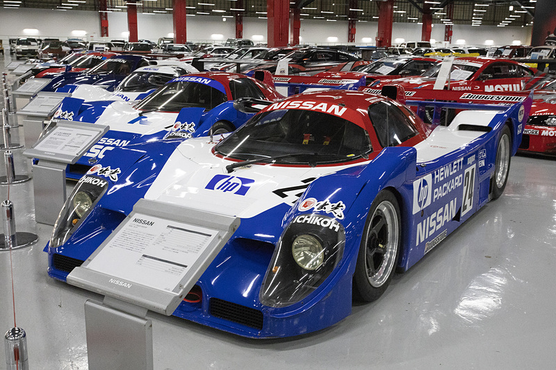 ニッサン R92CP 24号車 YHP。基本メカニズムはニッサン R91Cに準じたマシン