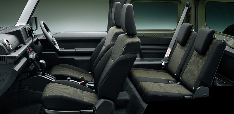 ジムニー/ジムニーシエラのインテリア（AT車）