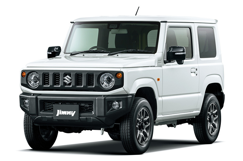 「ピュアホワイトパール」のジムニー