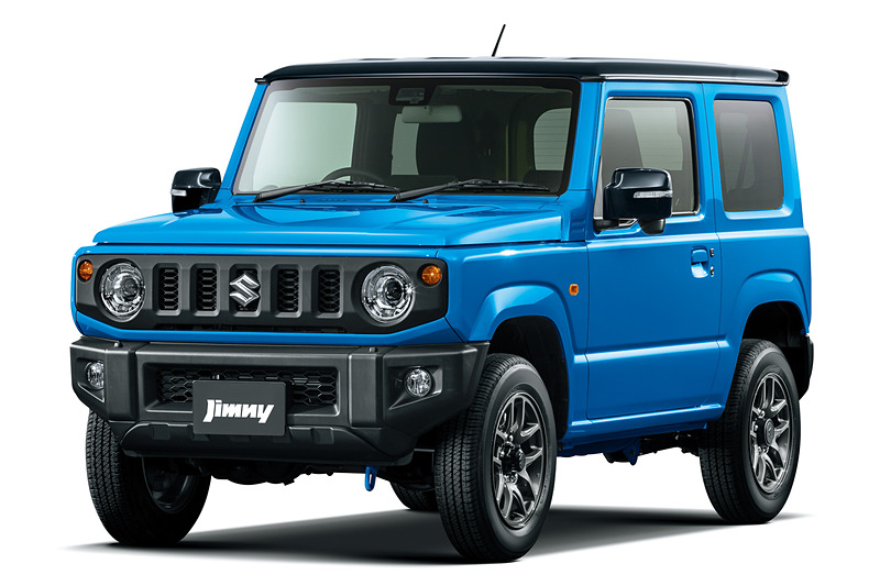 「ブリスクブルーメタリックブラック2トーンルーフ」のジムニー XC