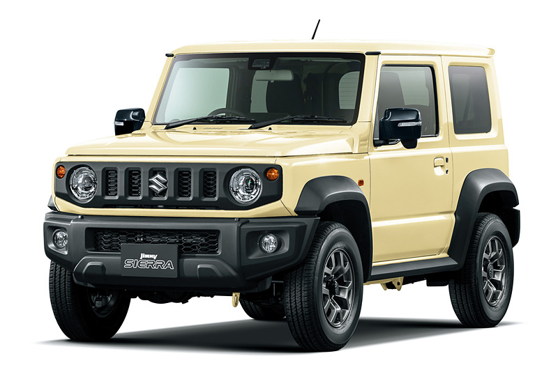 「シフォンアイボリーメタリック」のジムニーシエラ