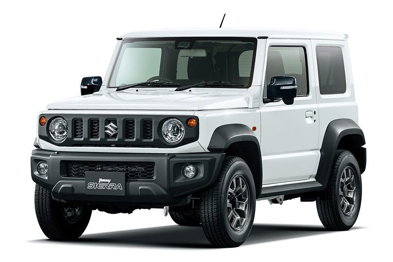 「ピュアホワイトパール」のジムニーシエラ