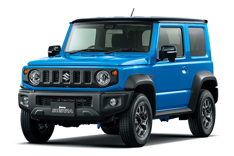 「ブリスクブルーメタリックブラック2トーンルーフ」のジムニーシエラ JC