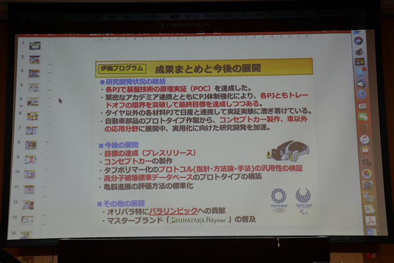 伊藤マネージャーのスライド資料