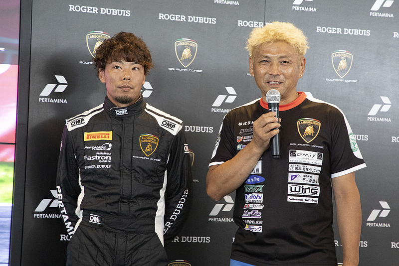 PRO-AMクラス ＃38の松本武士選手と落合俊之選手