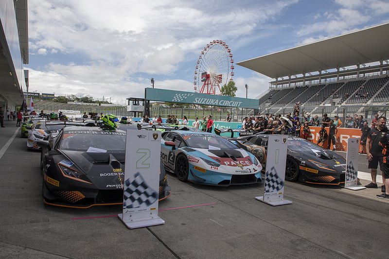 PROクラス レース1の表彰式