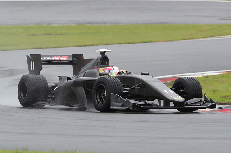 ウェットコンディションのなか、ベストラップは1分39秒台を記録した