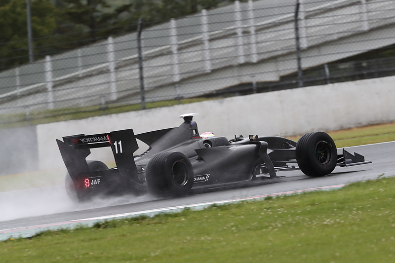 ウェットコンディションのなか、ベストラップは1分39秒台を記録した