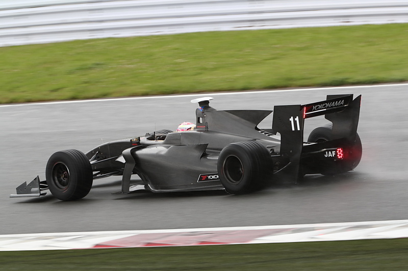 ウェットコンディションのなか、ベストラップは1分39秒台を記録した