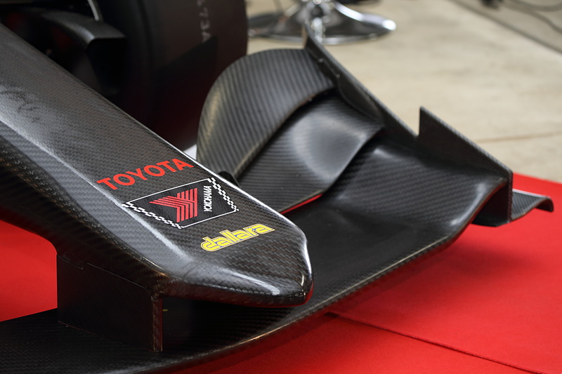 トヨタ車両。シャシー自体はダラーラ製のため、ホンダ車両との外観の差は少ない