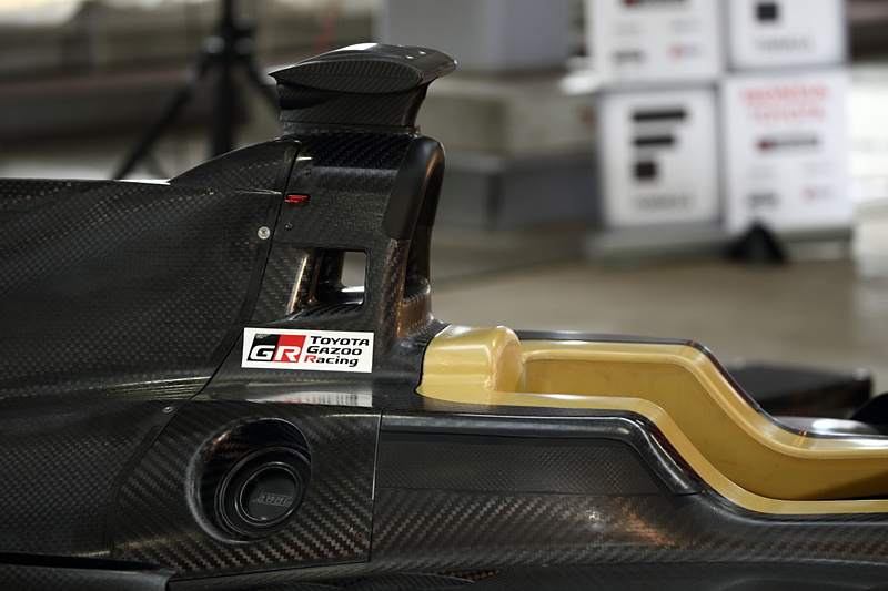 トヨタ車両。シャシー自体はダラーラ製のため、ホンダ車両との外観の差は少ない