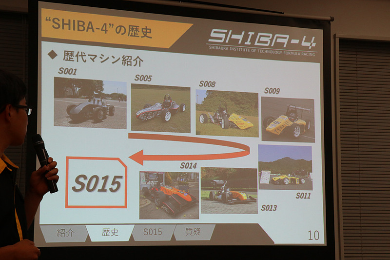 当初はブラックだったマシンのカラーリングを、2010年からイエローに変更