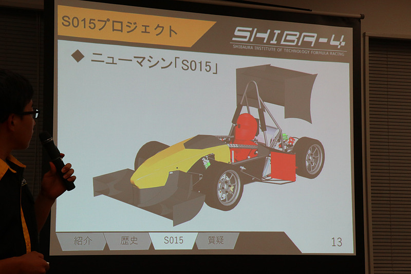 新型マシン「S015」のイメージCG。エアロパーツを形状変更して空力特性を改良し、「ラジエターカバー」も走行風を効率的にラジエターに導くデザインとした