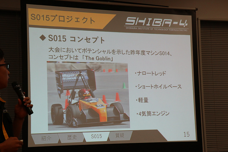 小さく力強い「The Goblin」の「S014」を磨き上げた「G」がS015のコンセプト