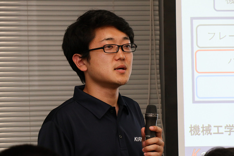 神奈川大学 4年 プロジェクトリーダーの田村健昇氏