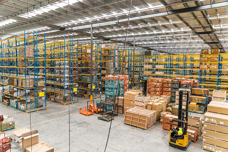 9万点以上の部品を収納予定で、トラック運送業者8社によって豪州全国の販売店舗に向けて約8500点の部品を出荷可能