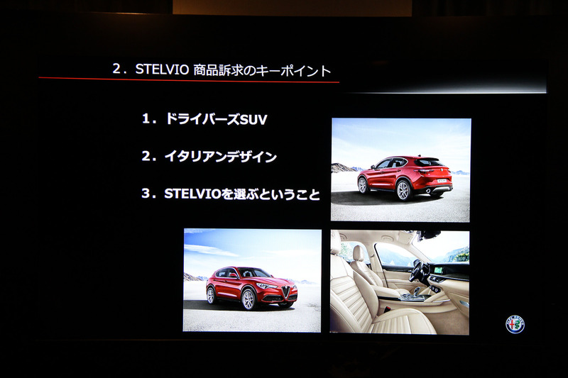 ステルヴィオの訴求ポイント