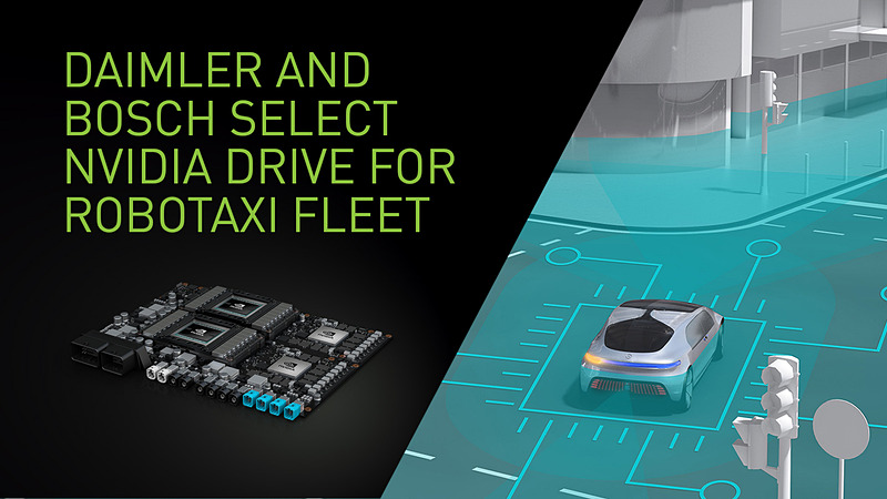 ダイムラーとボッシュがNVIDIAのDRIVE PEGASUSを採用したレベル4、レベル5自動運転車のECUを共同開発することを明らかにした