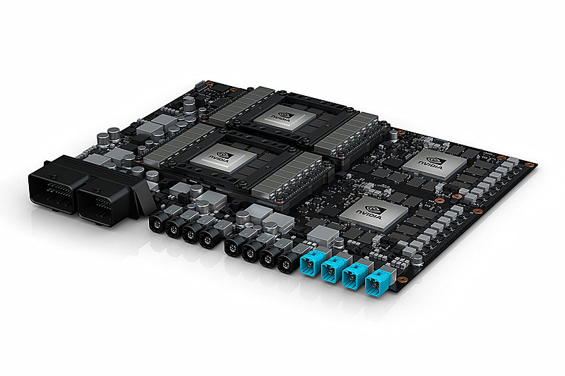 ボッシュとダイムラーが自動運転のAIプラットフォームとして利用するNVIDIAのシステム「DRIVE PEGASUS」。レベル4、レベル5自動運転が可能なAIコンピュータ