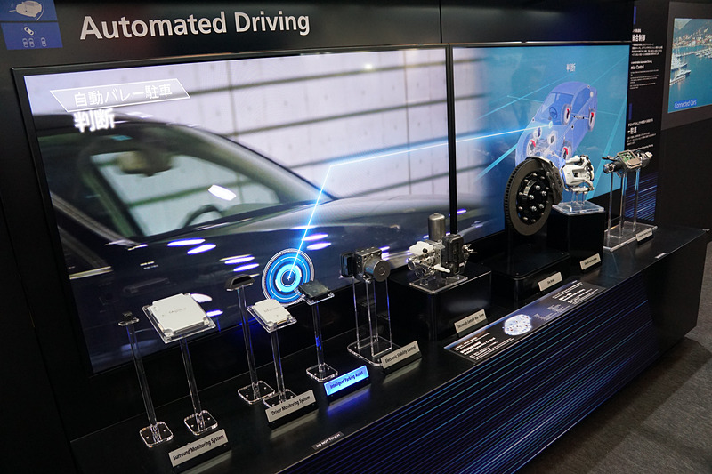 このほかにもグループの技術をテーマごとに展示した