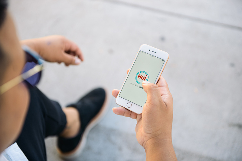 カーシェア「Hui」の利用イメージ