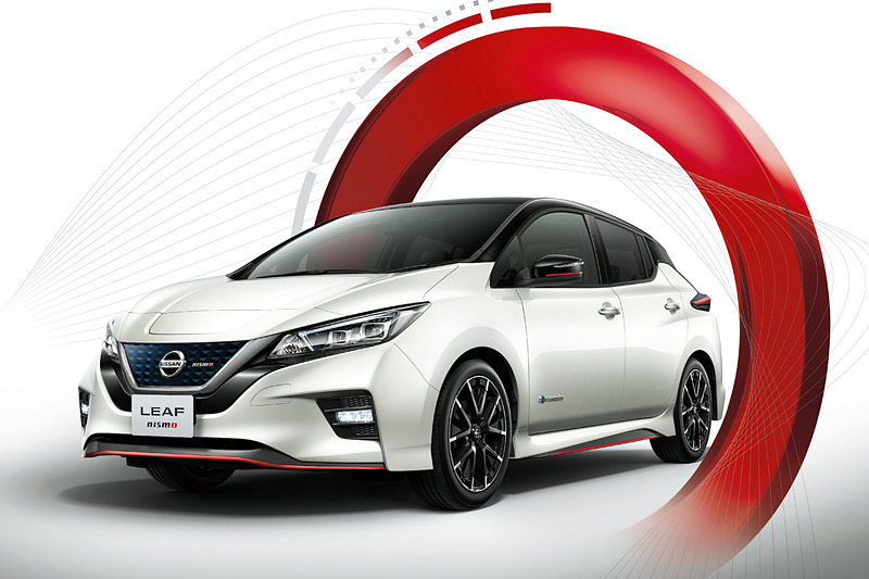 NISMOロードカーシリーズ第7弾モデルとなるリーフ NISMOのボディサイズは4510×1790×1550mm（全長×全幅×全高）と、ベースとなる「X」グレードよりも30mm長く、10mm低いスペック