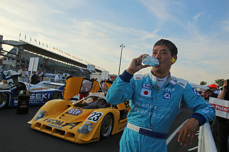 日産 R90CK（1990年）で参戦する久保田克昭氏。予選2番手グリッドをゲット