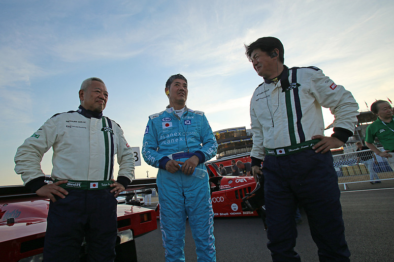 トヨタ 85C（1985年）で出場する国江仙嗣氏（右）と伊藤俊哉氏（左）ペア