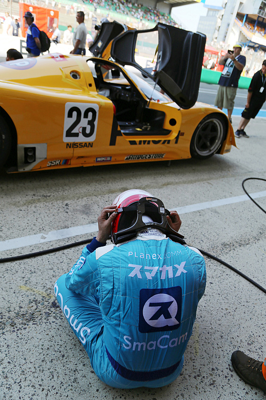 ラスト1周で……。落胆する久保田克昭氏