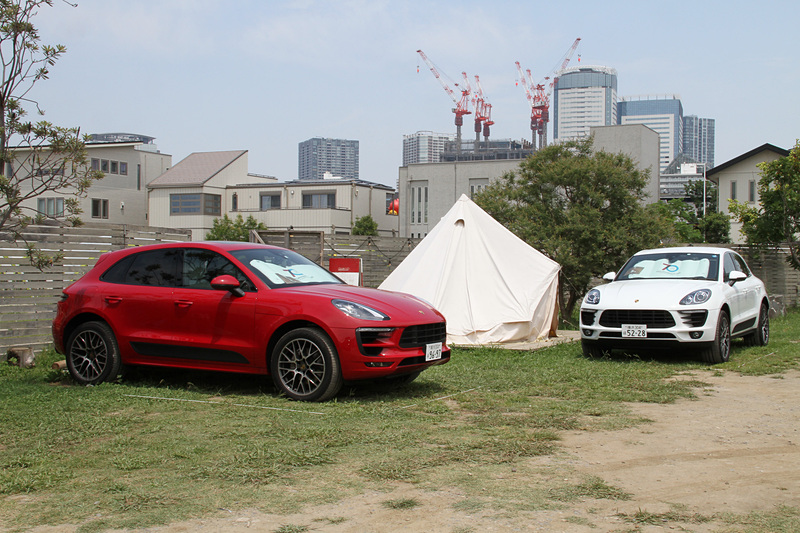 当日はマカンやパナメーラ スポーツツーリスモの試乗会が開かれた
