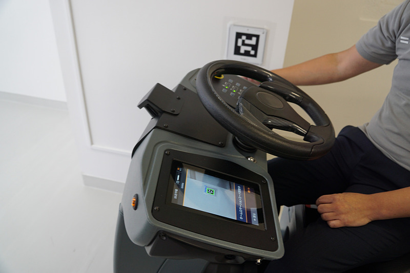 清掃ルートの作成は清掃スタッフが手動で走行してシステムに登録する