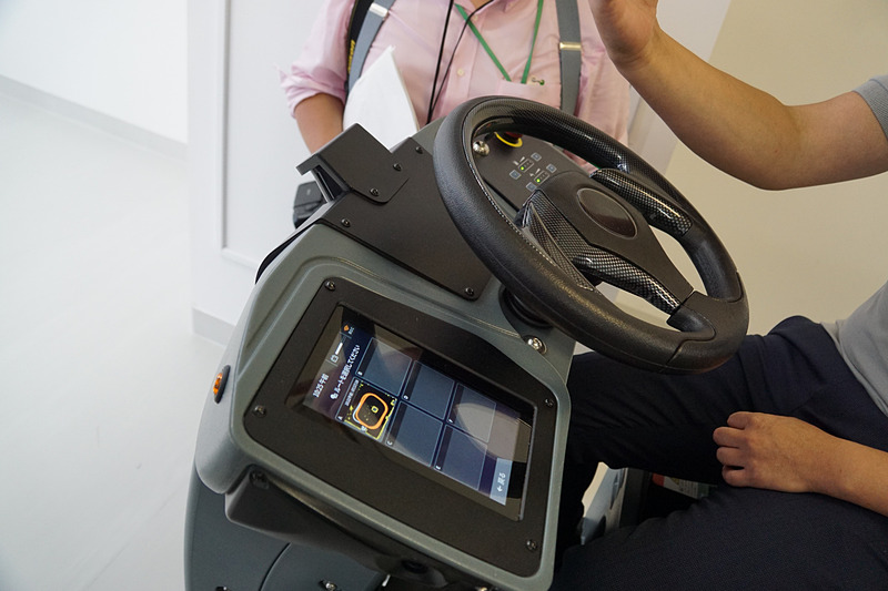 手動による走行を終えると清掃ルートが登録される