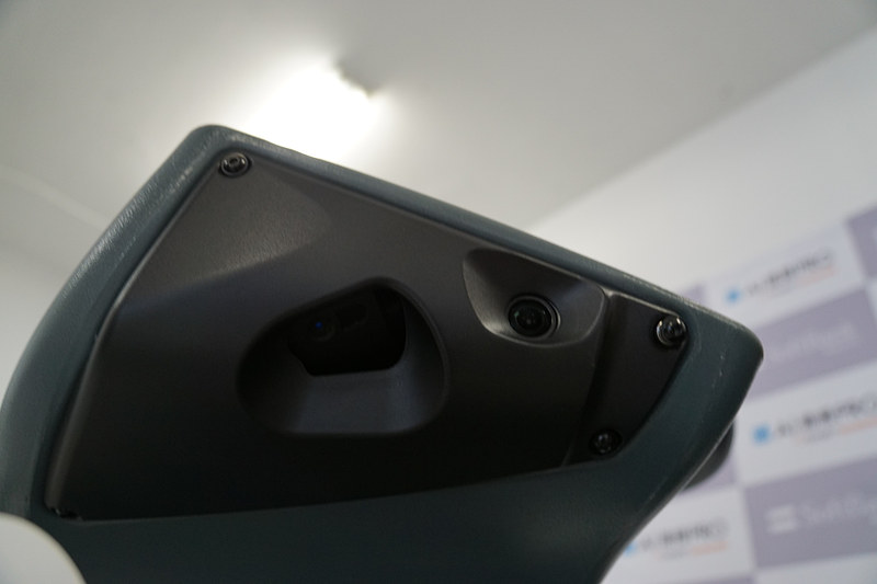 3Dカメラをフロントと左右のサイドに1つずつ、計3つ搭載する